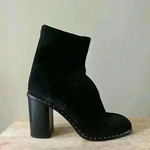 Rag & Bone Suede Blyth Boots Size 36 and a half with studs - Picture 3 of 9